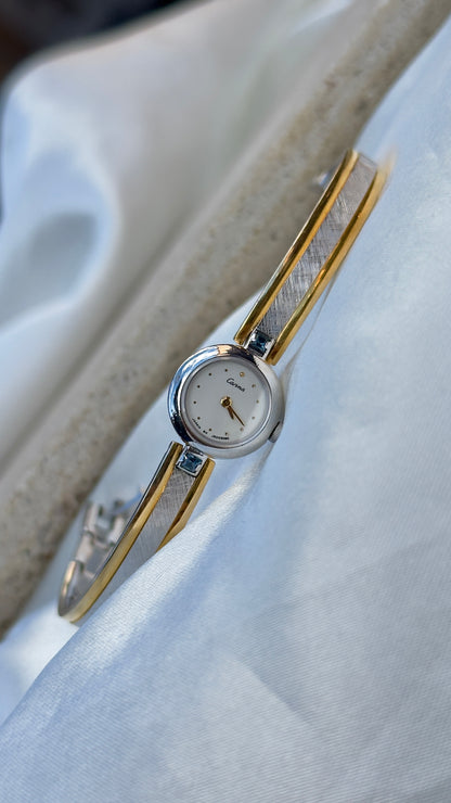 Carina by ORIENT vintage watch - open bangle style