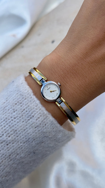 Carina by ORIENT vintage watch - open bangle style