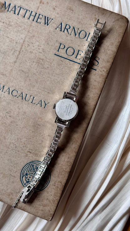 Super Rare 1960s Orient First Lady vintage watch - Rhodium plated