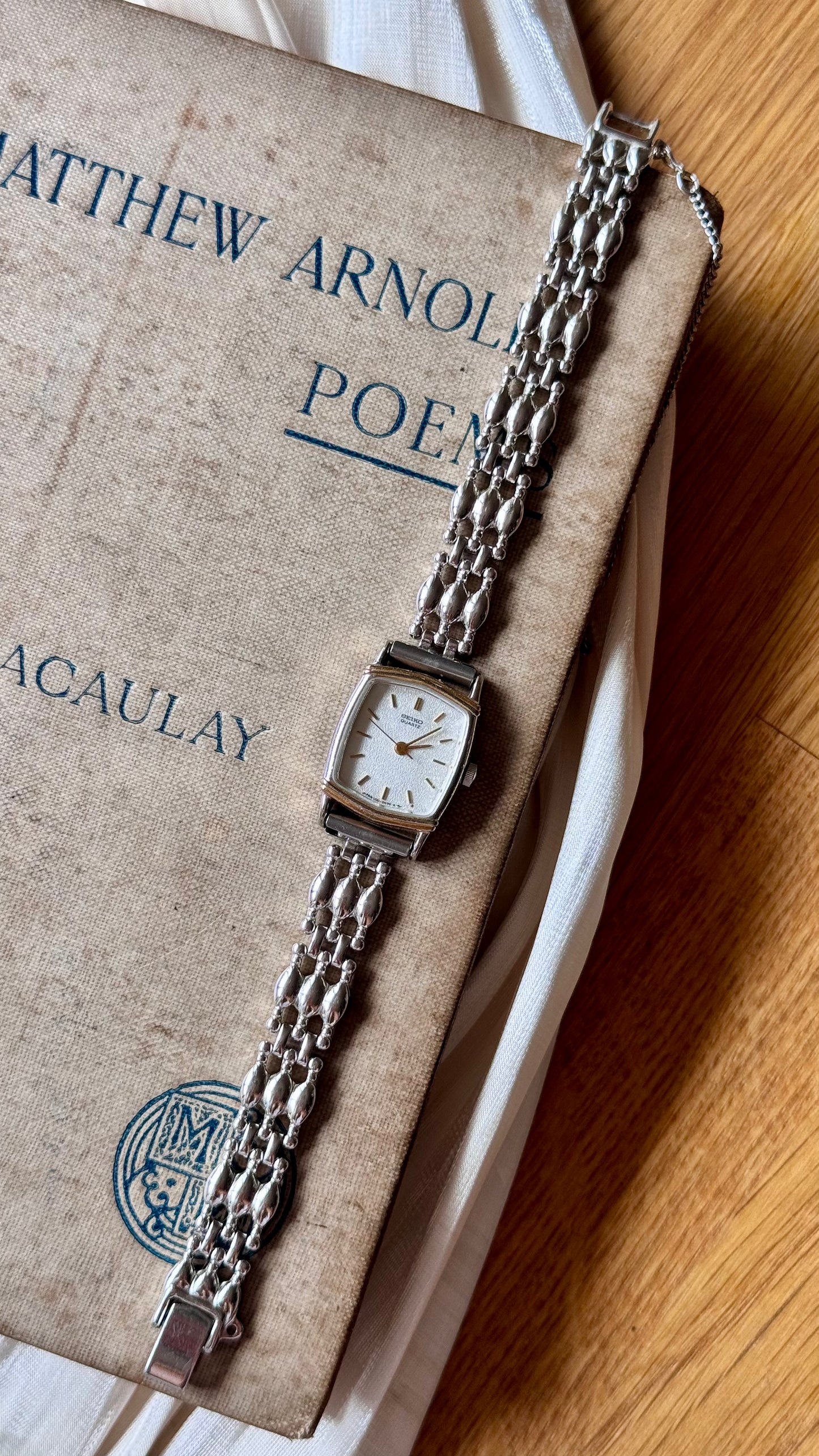 Vintage Seiko Watch 1983 - Palladium and gold plated