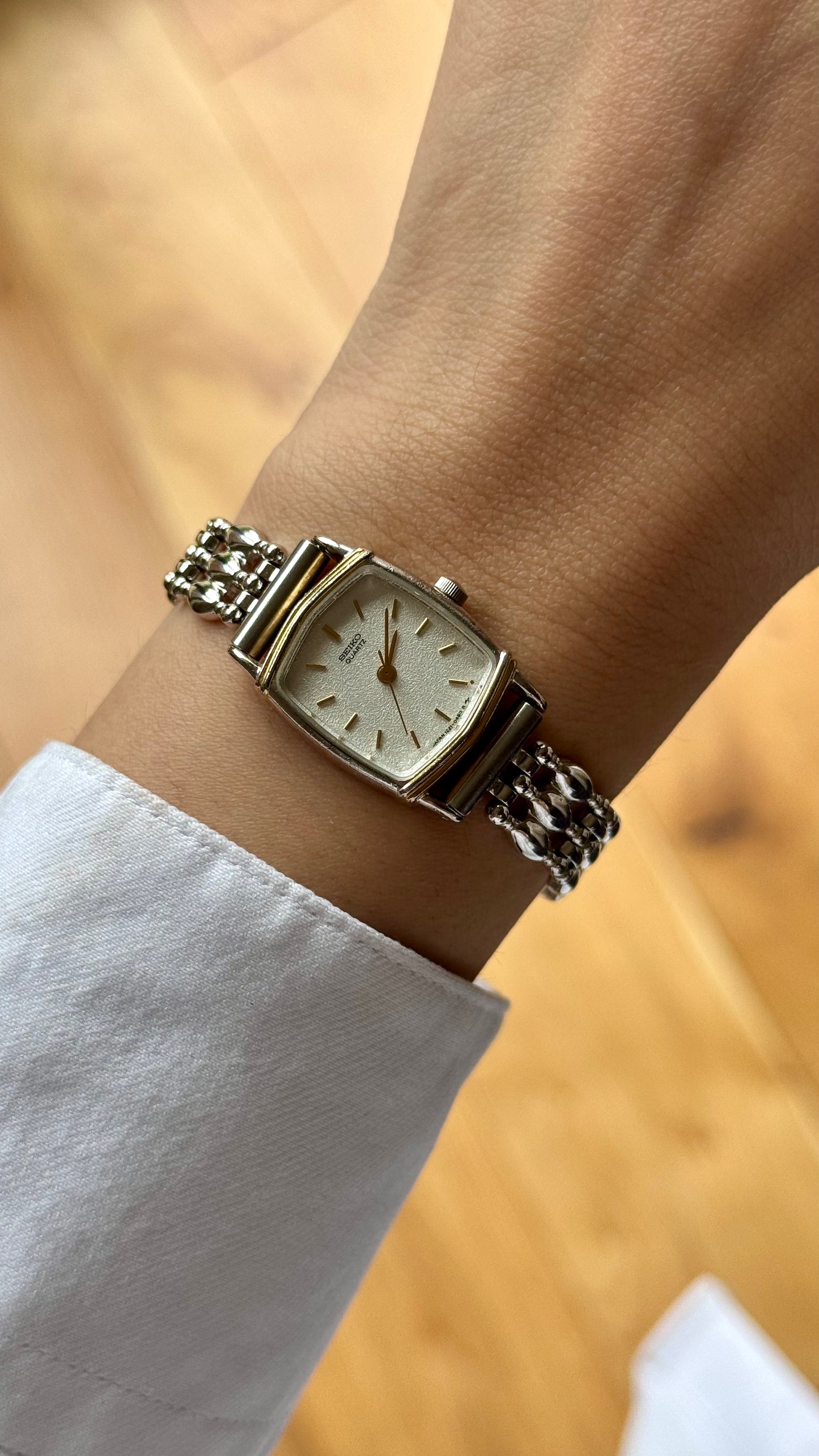 Vintage Seiko Watch 1983 - Palladium and gold plated