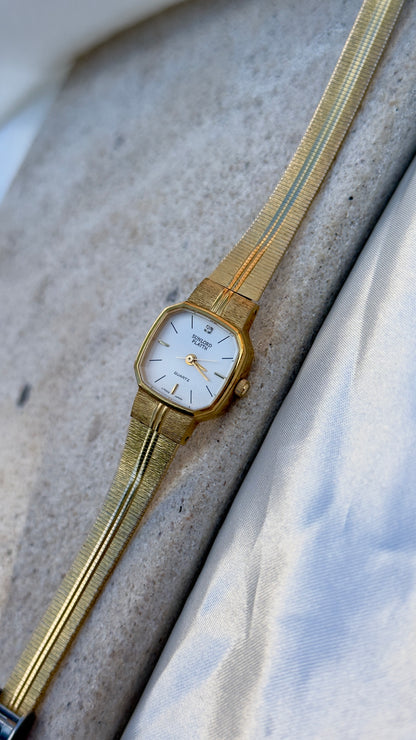Vintage Seiko Sunlord Playth Watch 1990s, gold plated, mint condition