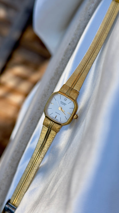Vintage Seiko Sunlord Playth Watch 1990s, gold plated, mint condition