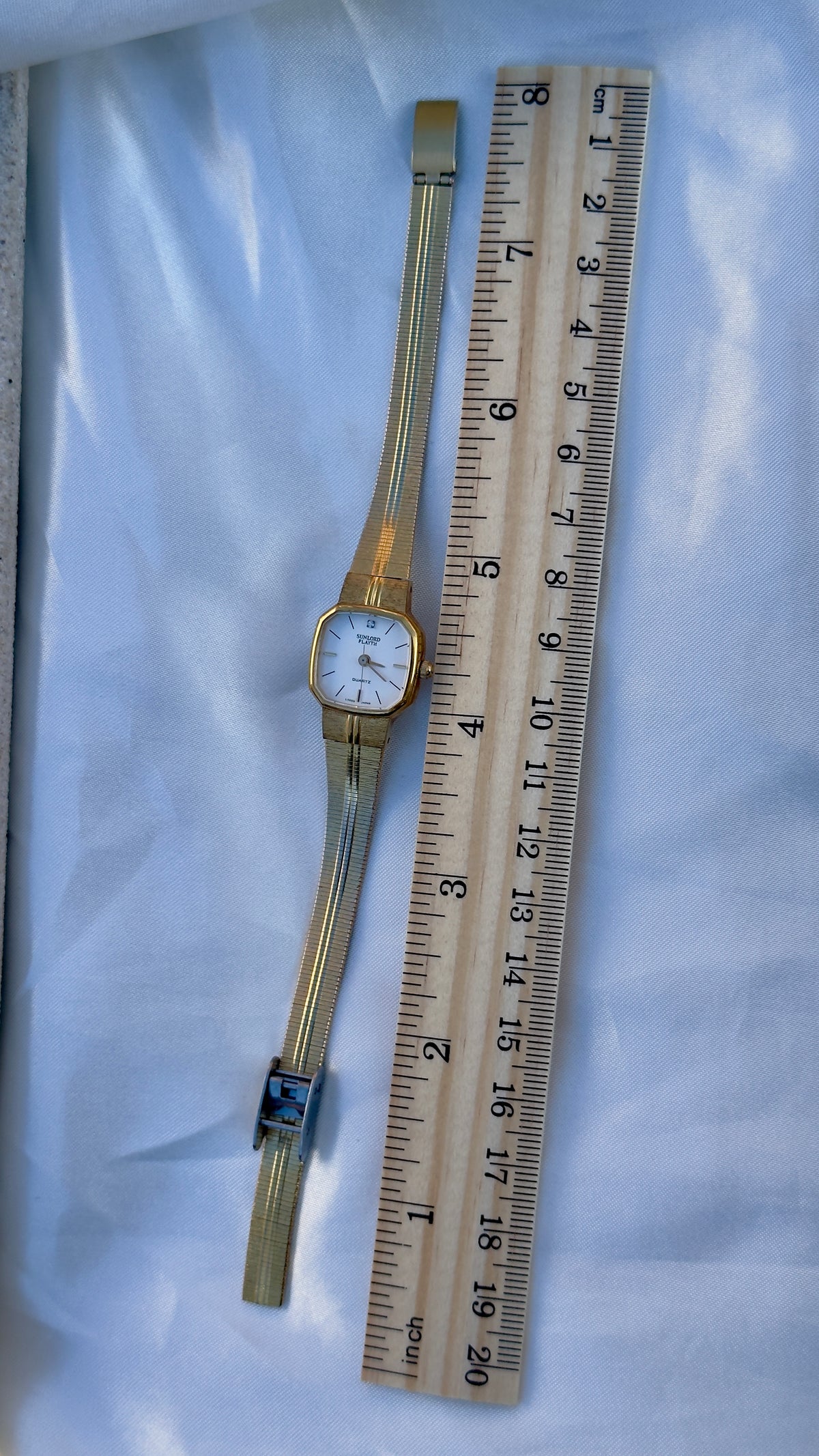 Vintage Seiko Sunlord Playth Watch 1990s, gold plated, mint condition
