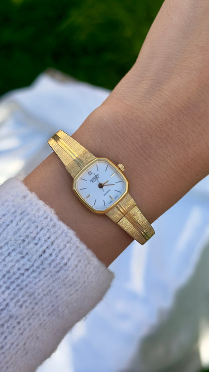 Vintage Seiko Sunlord Playth Watch 1990s, gold plated, mint condition