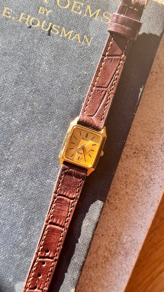 Classic Seiko Spirit Vintage Watch 1987 - Gold Plated