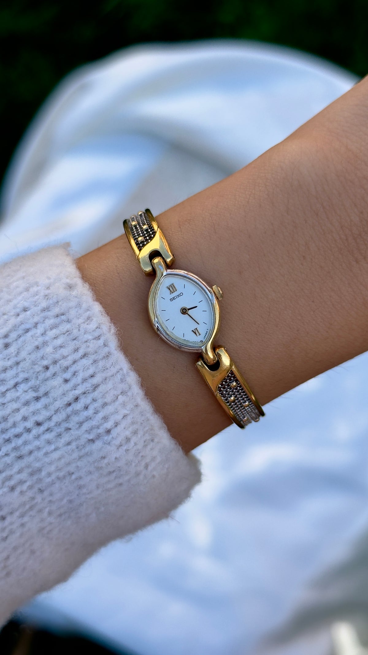 1997 Seiko vintage watch - open bangle