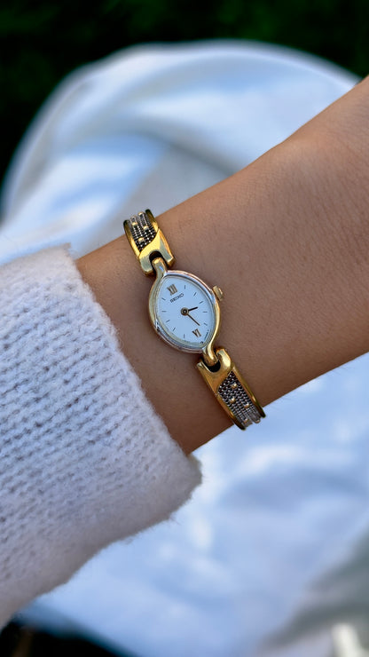 1997 Seiko vintage watch - open bangle