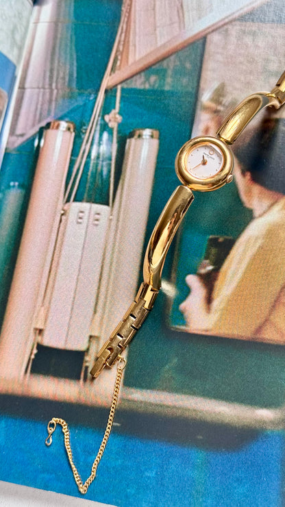 Marie Claire vintage watch - 18ct Gold Plated