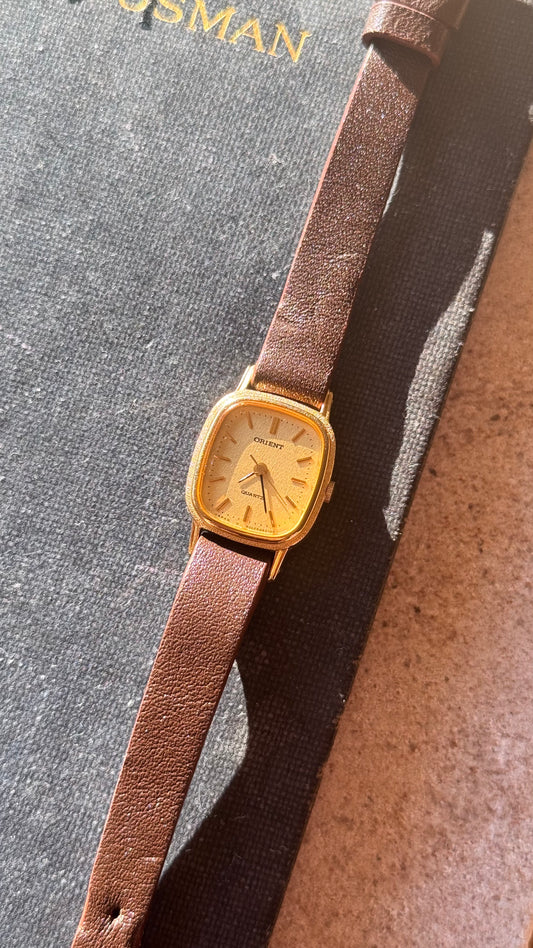 ORIENT Vintage Watch 1980s - Gold plated