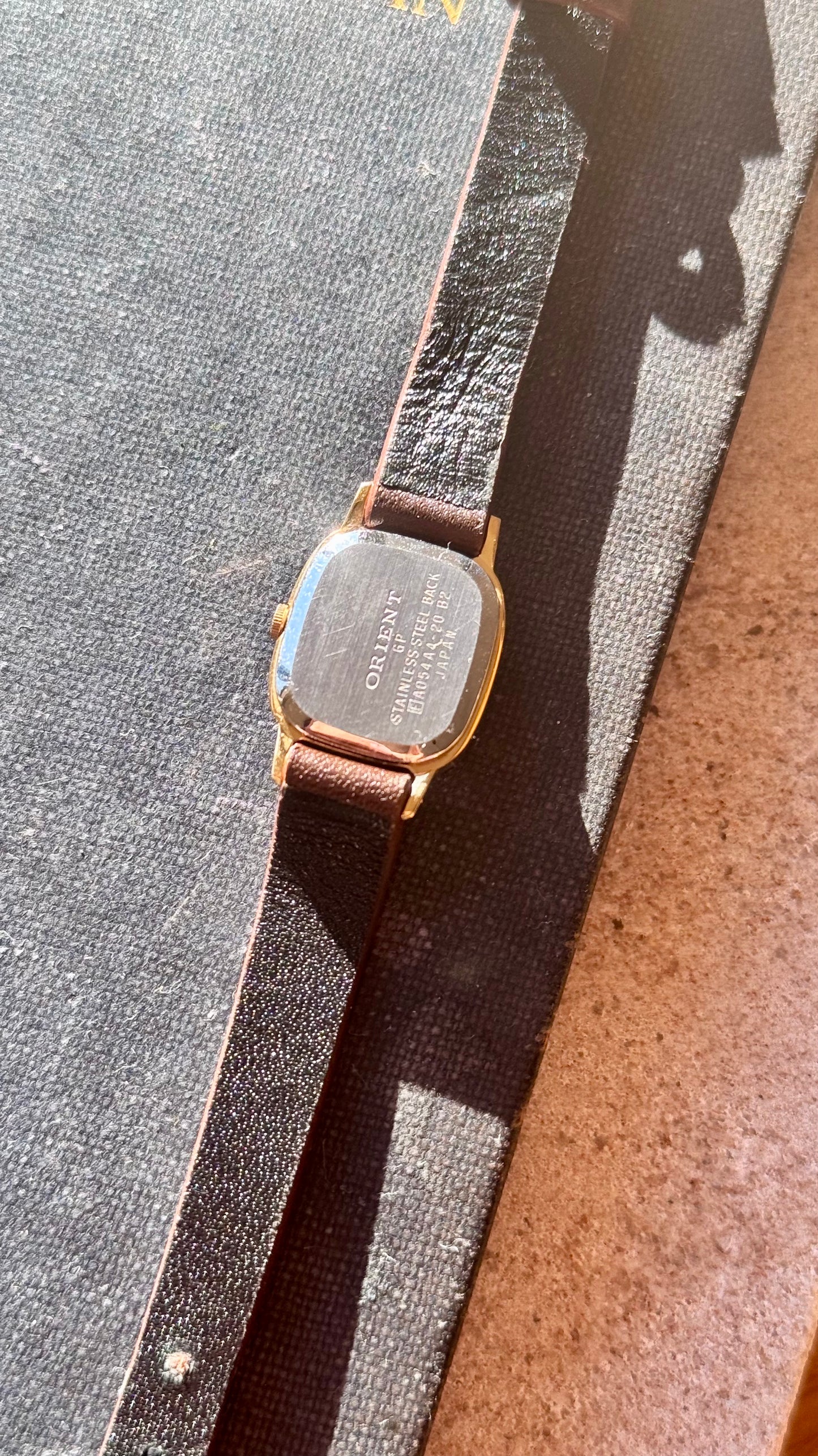 ORIENT Vintage Watch 1980s - Gold plated
