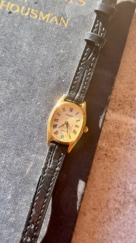 ORIENT Roman numerals Vintage Watch 1980s