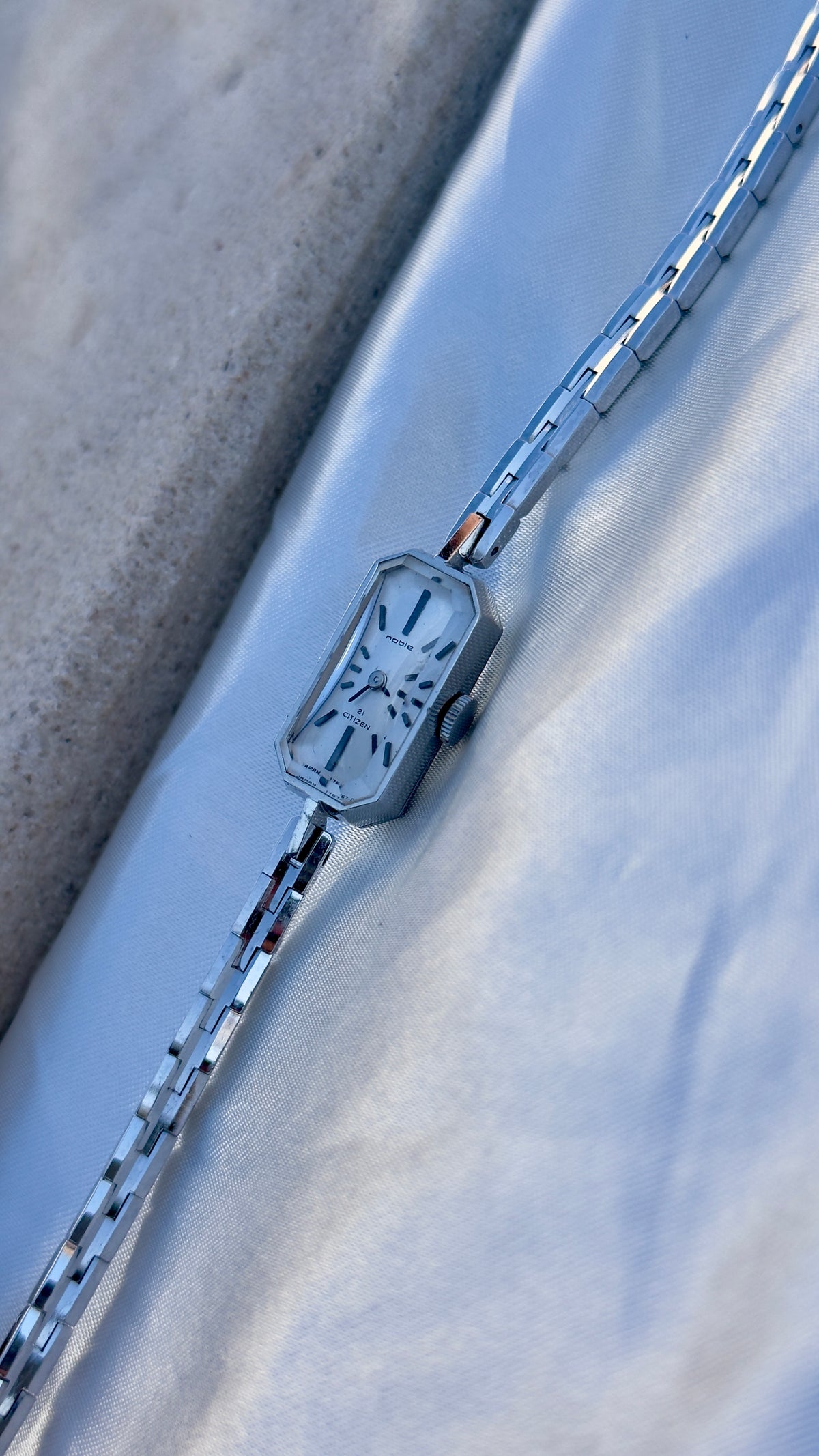 1960s Citizen Noble Manual Wind Watch, Platinum Filled