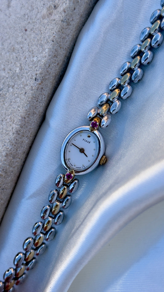 Vintage Seiko Rubies Two-toned Watch 1991