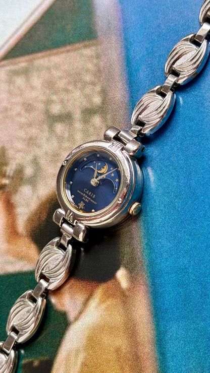 Carib Seiko Alba vintage watch - Moon calendar