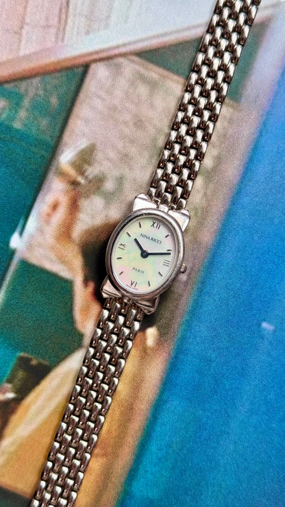 Nina Ricci vintage watch - Mother of Pearl dial
