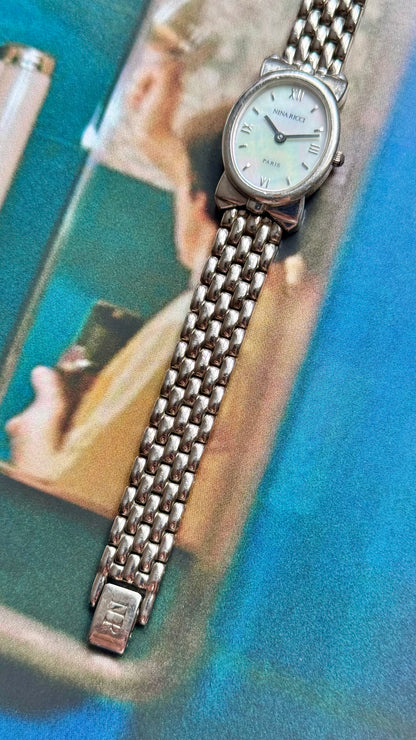 Nina Ricci vintage watch - Mother of Pearl dial