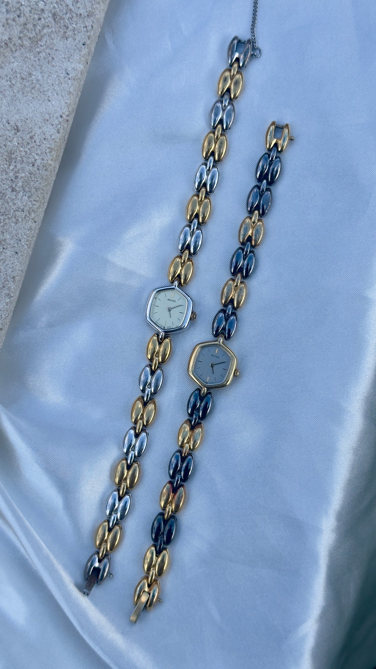 Vintage Seiko Hexagon Art Deco Watches 1995 - Sold separately