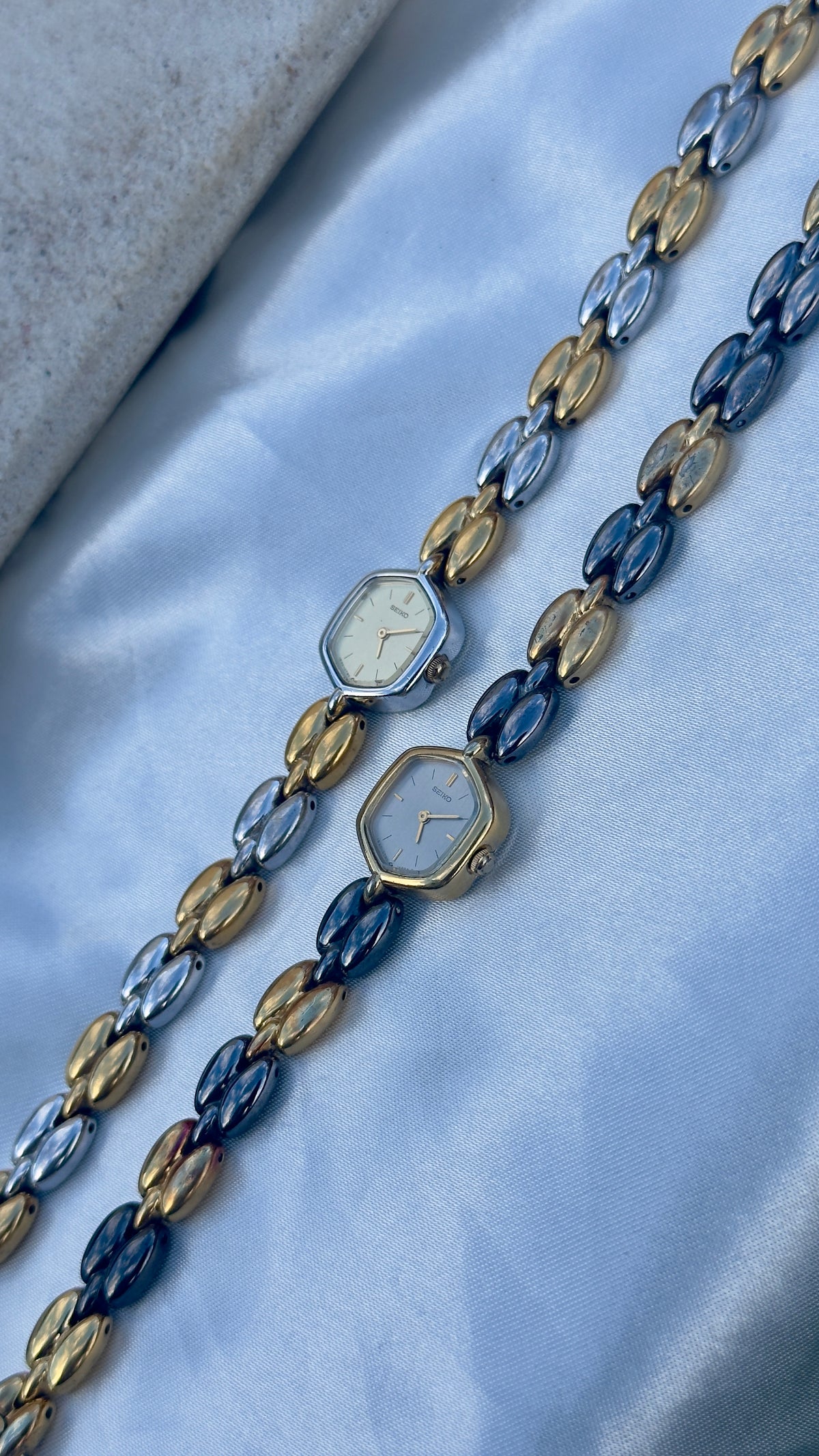 Vintage Seiko Hexagon Art Deco Watches 1995 - Sold separately