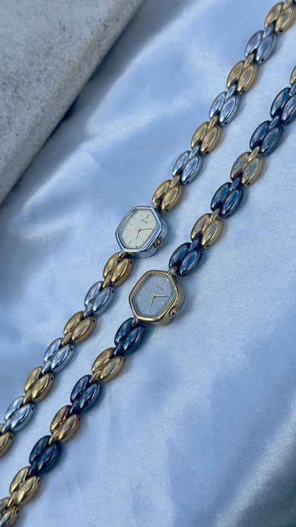 Vintage Seiko Hexagon Art Deco Watches 1995 - Sold separately