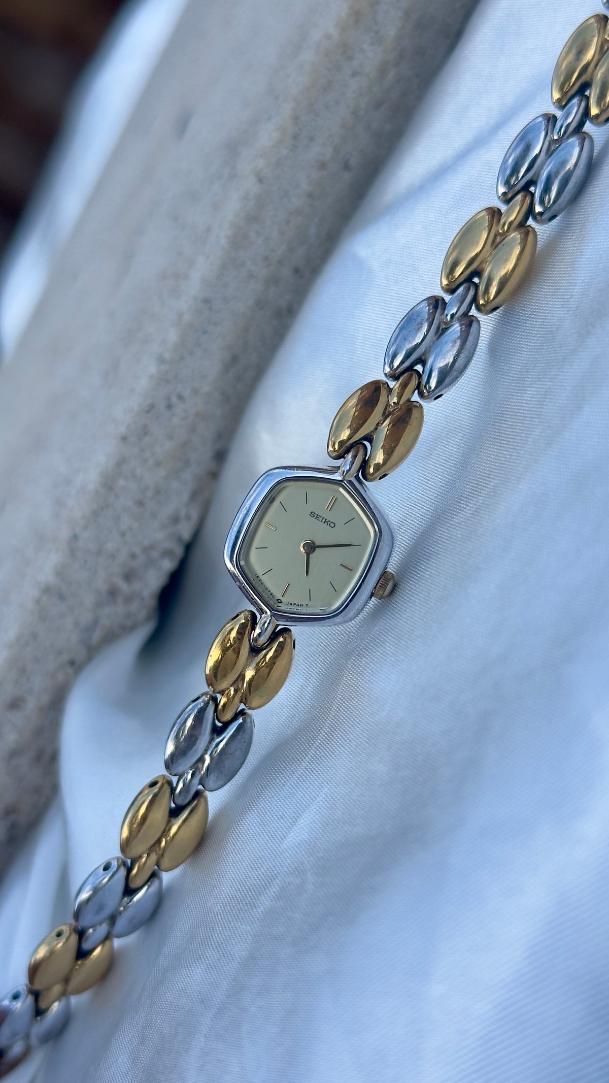 Vintage Seiko Hexagon Art Deco Watches 1995 - Sold separately