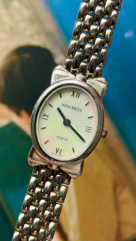 Nina Ricci vintage watch - Mother of Pearl dial