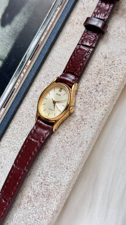 Seiko Alba 1996 vintage watch - gold plated