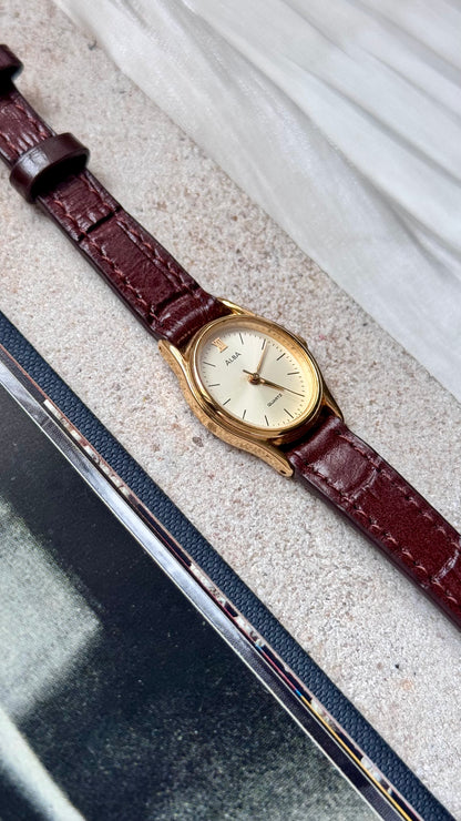 Seiko Alba 1996 vintage watch - gold plated