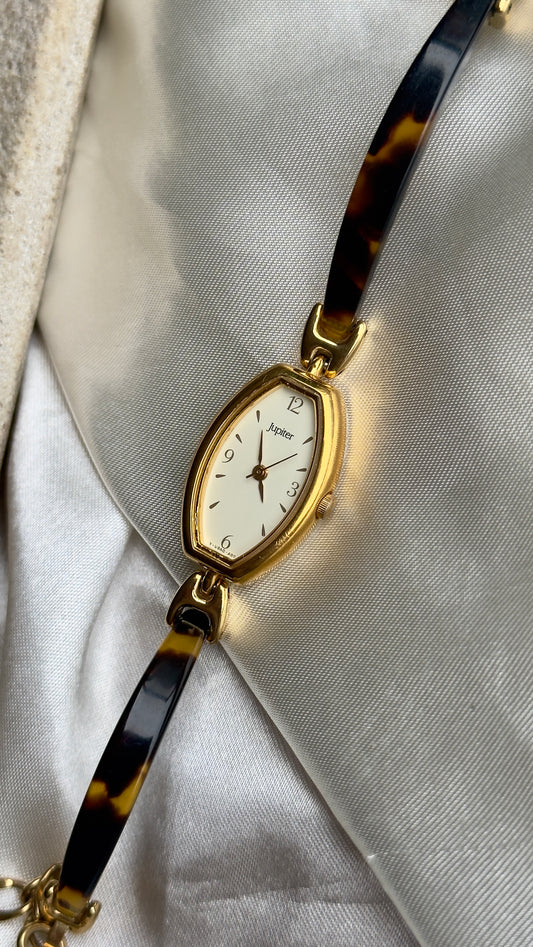 Autumn Special | ORIENT Vintage Tortoiseshell & Gold Watch