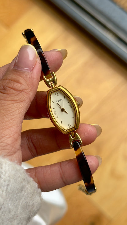 Autumn Special | ORIENT Vintage Tortoiseshell & Gold Watch