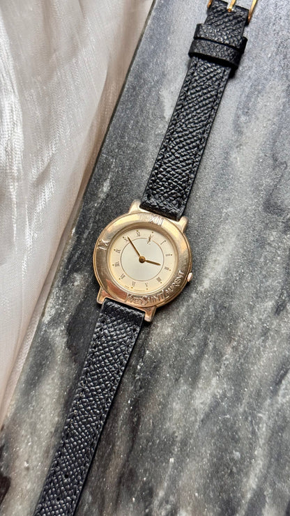 Yves Saint Laurent vintage watch (YSL) 1990s - Bespoke genuine leather