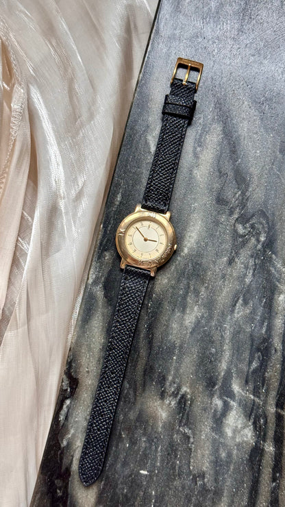 Yves Saint Laurent vintage watch (YSL) 1990s - Bespoke genuine leather