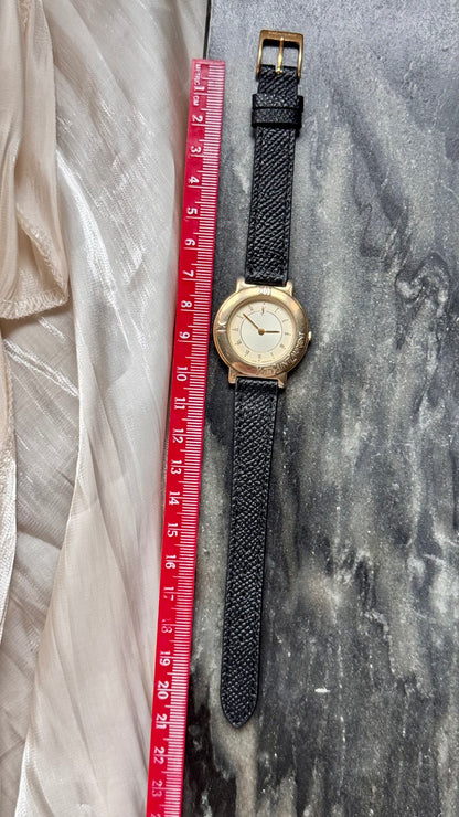Yves Saint Laurent vintage watch (YSL) 1990s - Bespoke genuine leather