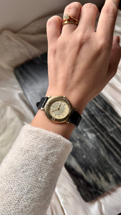 Yves Saint Laurent vintage watch (YSL) 1990s - Bespoke genuine leather