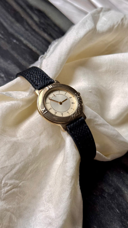 Yves Saint Laurent vintage watch (YSL) 1990s - Bespoke genuine leather