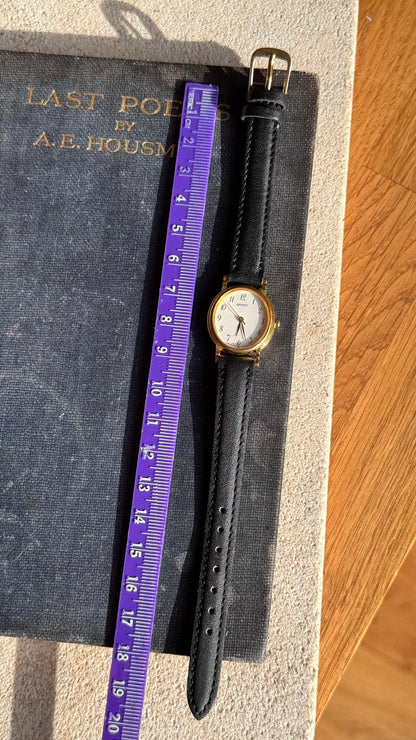 Classic Seiko Stepped Case Vintage Watch 1990 - Gold Plated