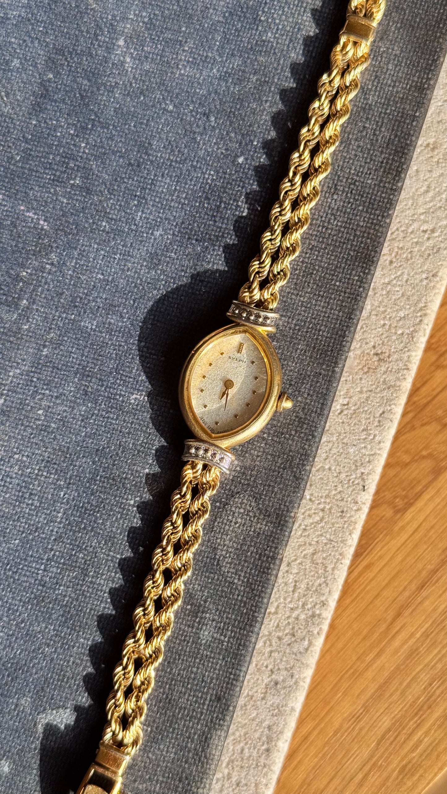 Super Rare Citizen Sylph Vintage Watch - 18k Gold Plated