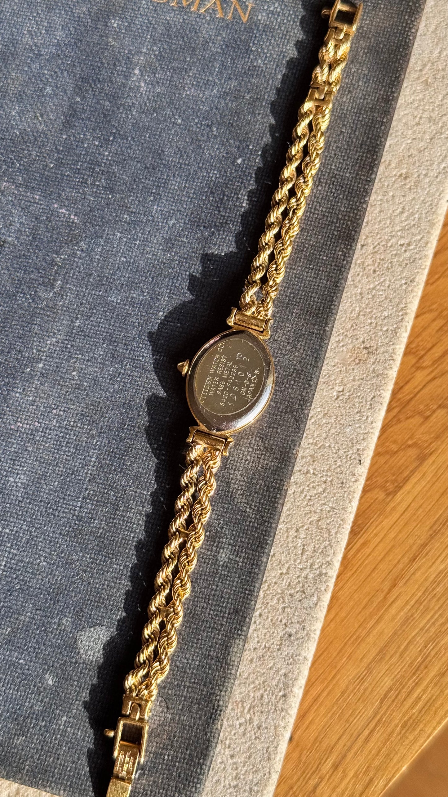 Super Rare Citizen Sylph Vintage Watch - 18k Gold Plated