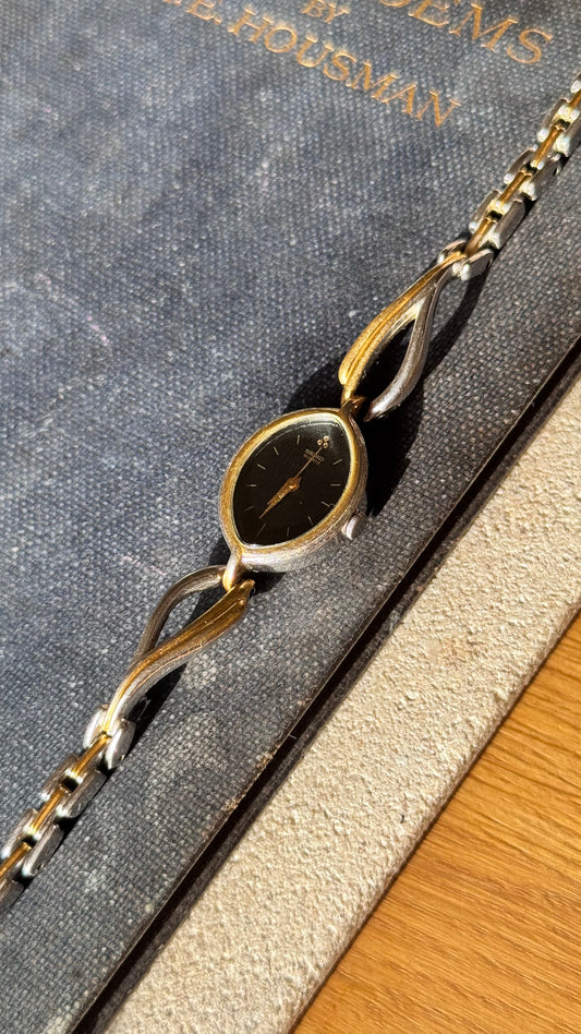 Super rare Marquise Dial Seiko Watch 1992 - Gold and palladium plated
