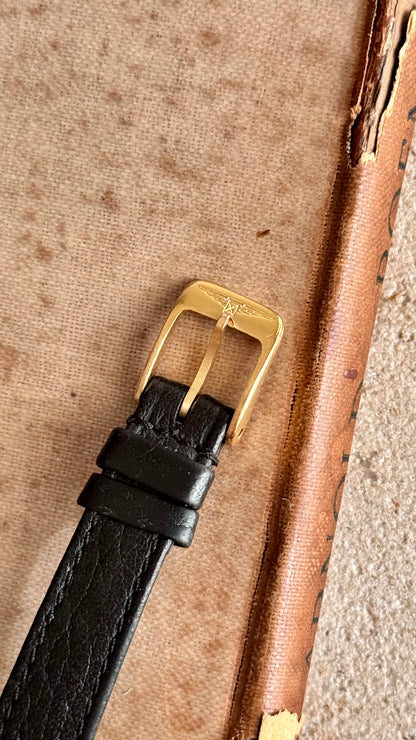 Longines Ladies Watch - Manual Wind - Near mint with original leather and buckle