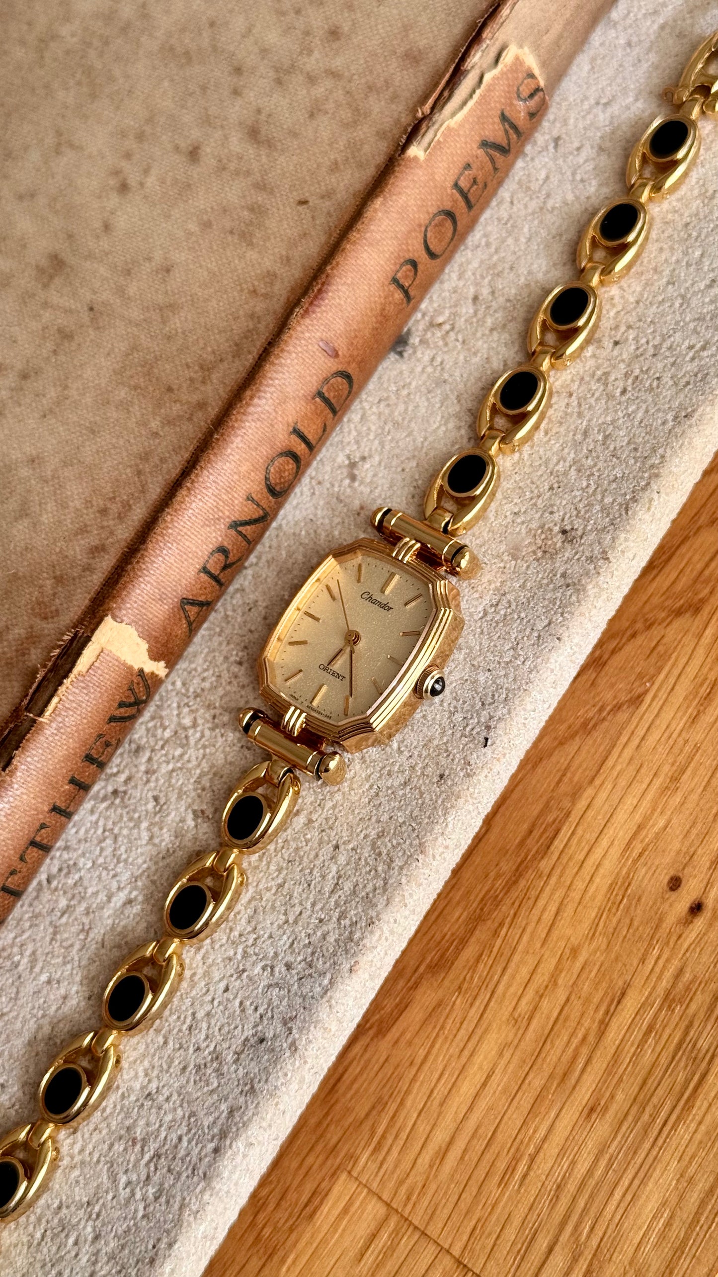ORIENT vintage watch - 18ct gold plated