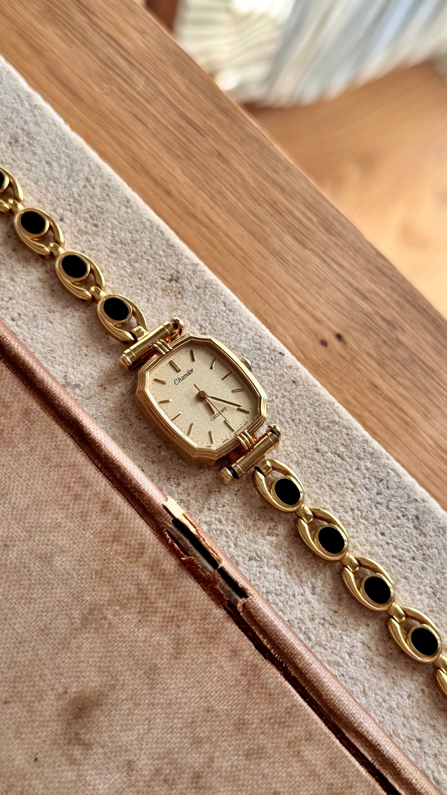 ORIENT vintage watch - 18ct gold plated