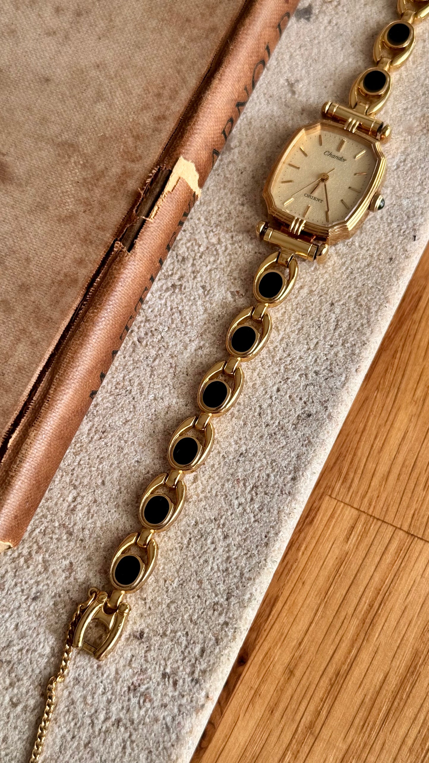 ORIENT vintage watch - 18ct gold plated