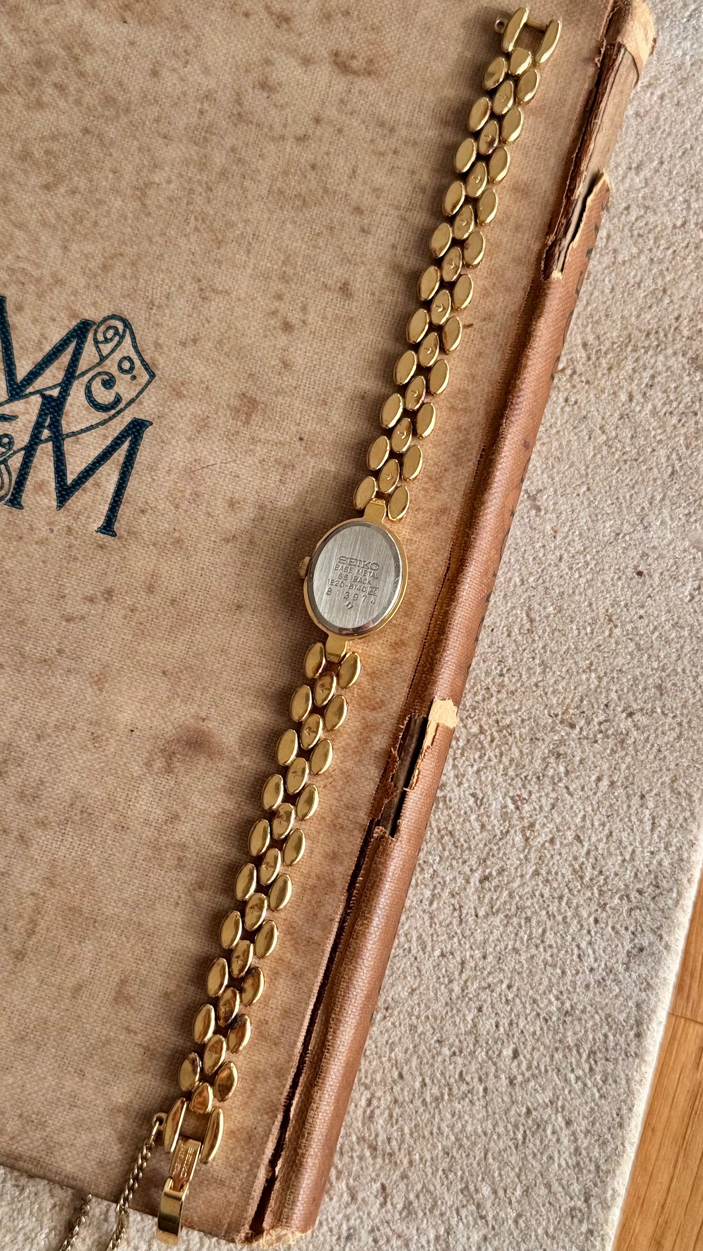 Vintage Seiko Rubies Watch - 18k Gold Plated