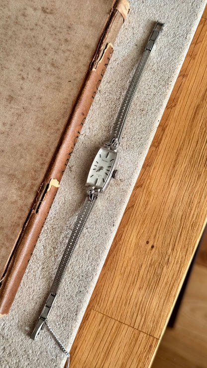 Super Rare 1960s Seiko vintage watch - white gold plated