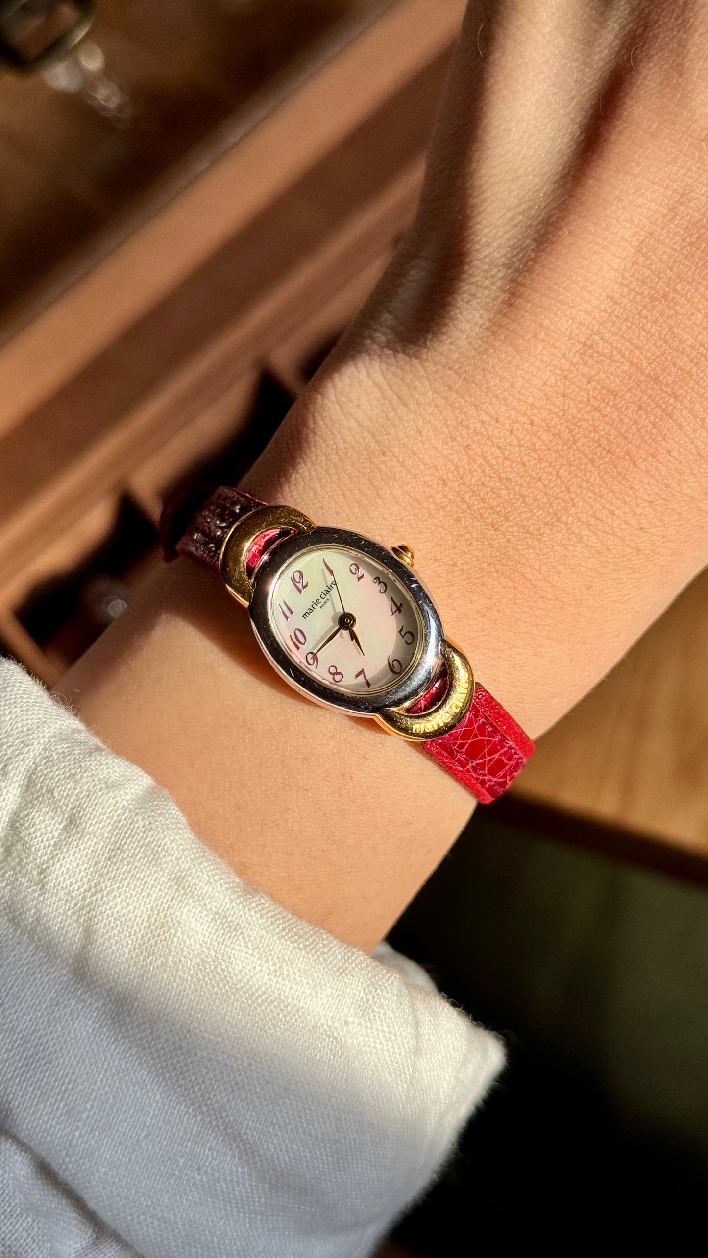 Marie Claire Vintage Watch 1990s - Near mint, Mother of Pearl Dial