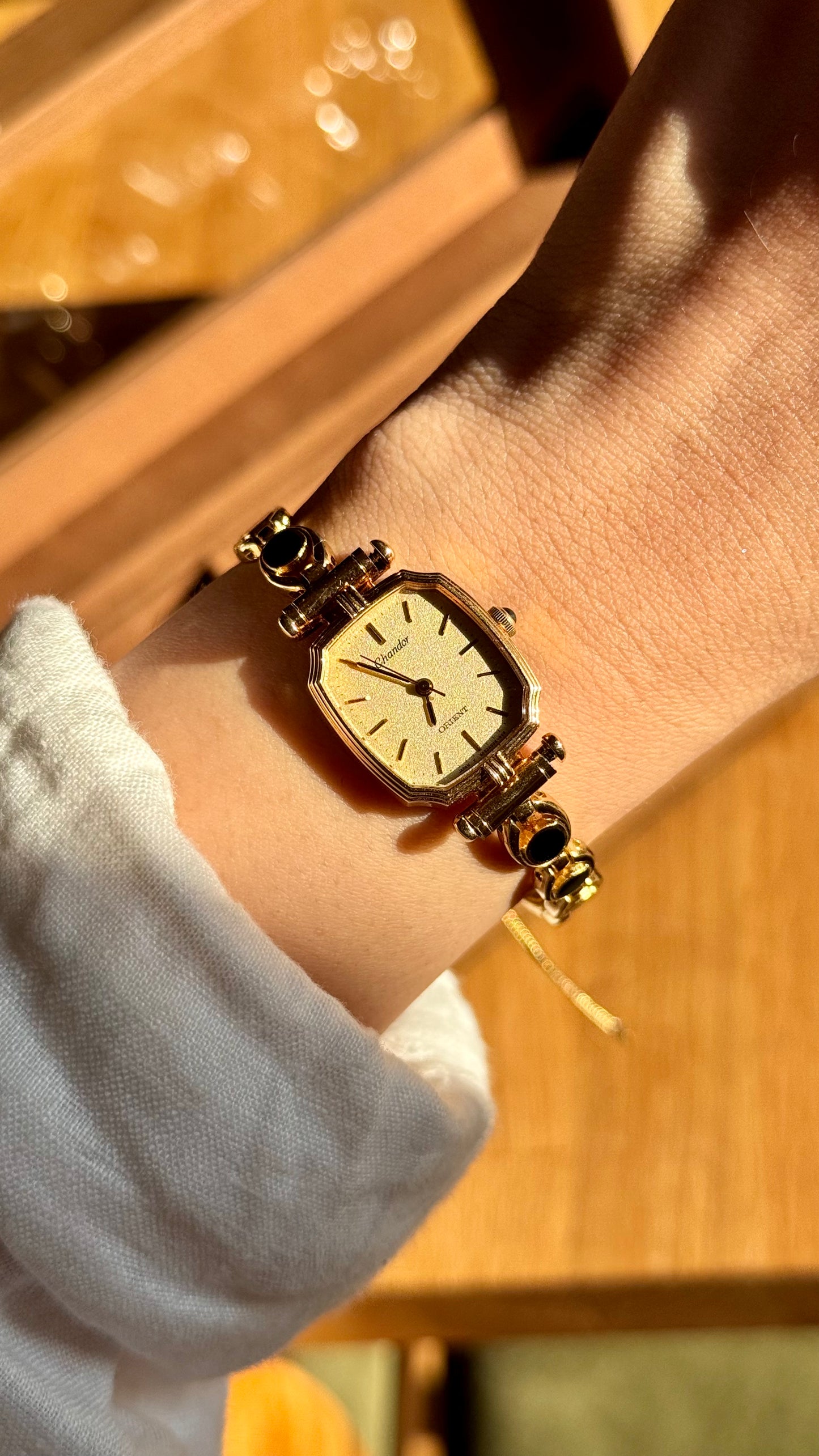 ORIENT vintage watch - 18ct gold plated