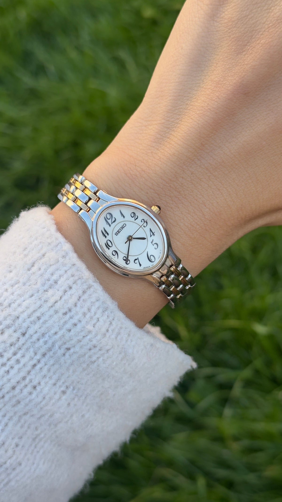 Classic Seiko Oval Vintage Watch 1997