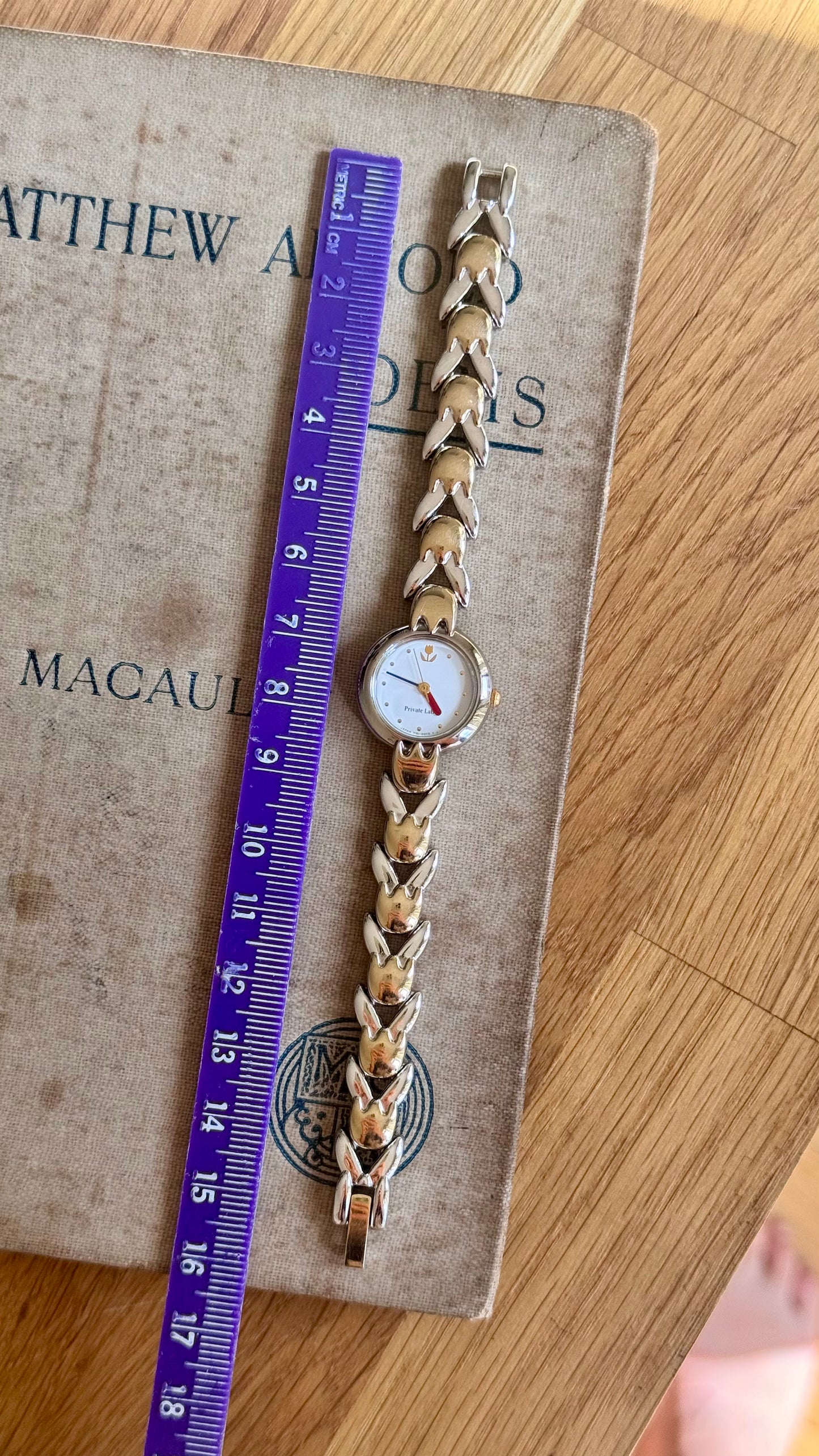 Private Label Vintage Watch - Tulips bracelet, near mint condition