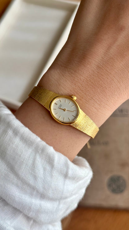 Classic Citizen Vintage Watch - 18c Gold Plated, Near Mint